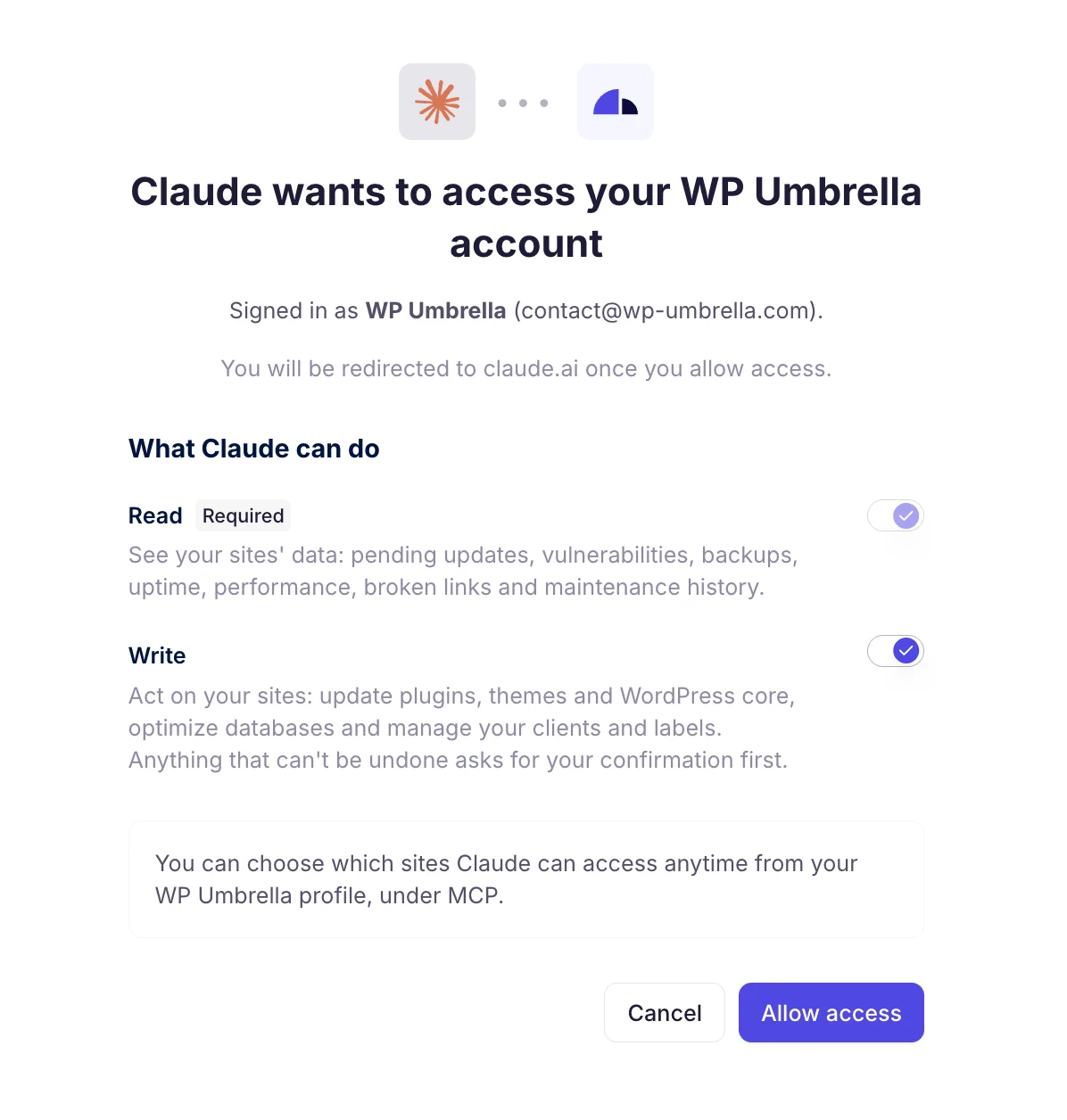 AI assistants (MCP)