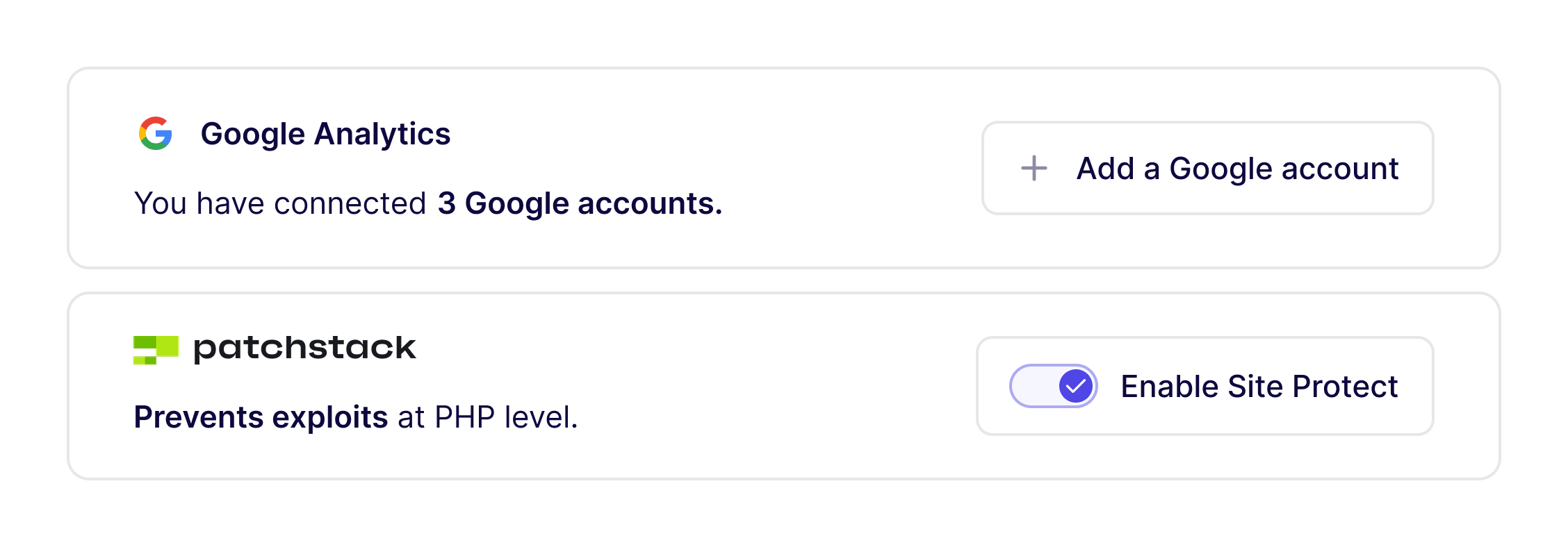 Works with your stack