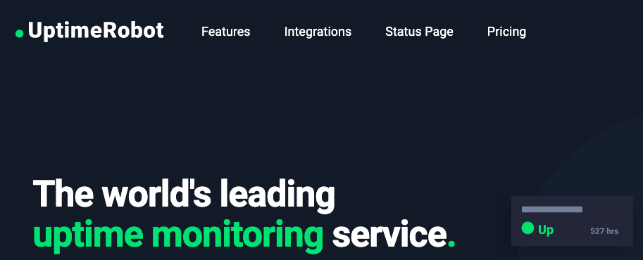 Uptime monitoring service