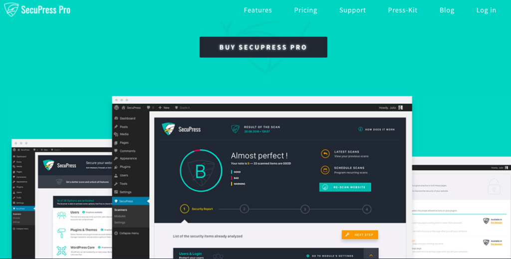 SecuPress Premium Security plugin for WordPress