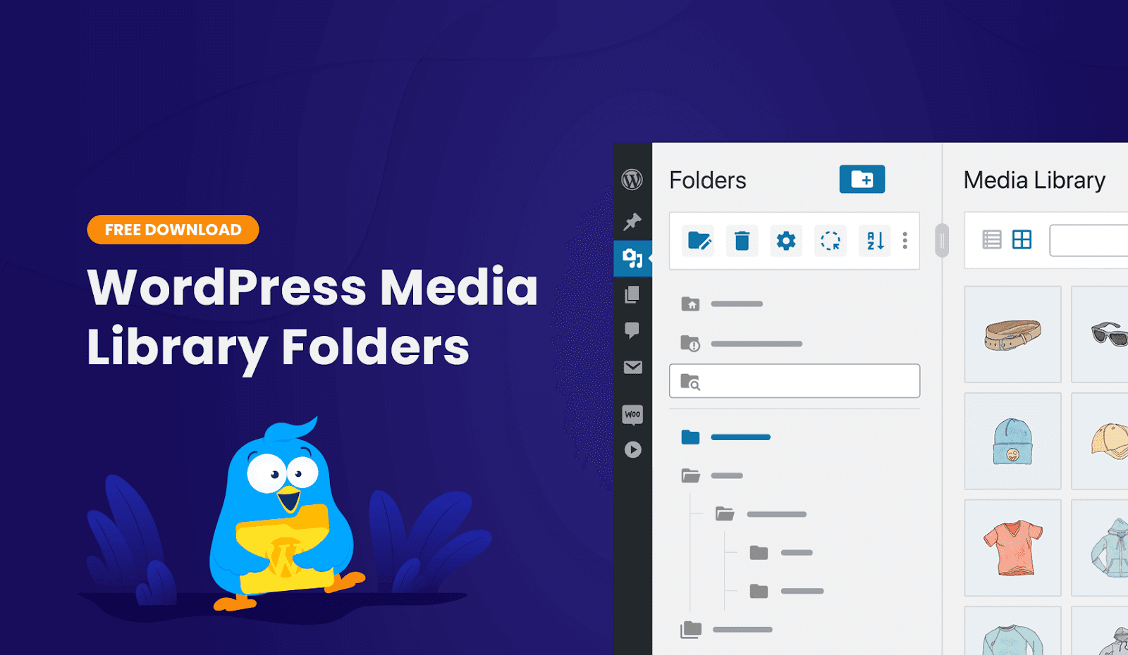 Happyfiles Pro WORDPRESS Media Library plugin download. Plugins folder