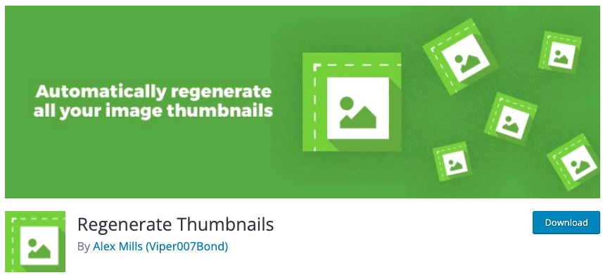 Regenerate Thumbnails plugin