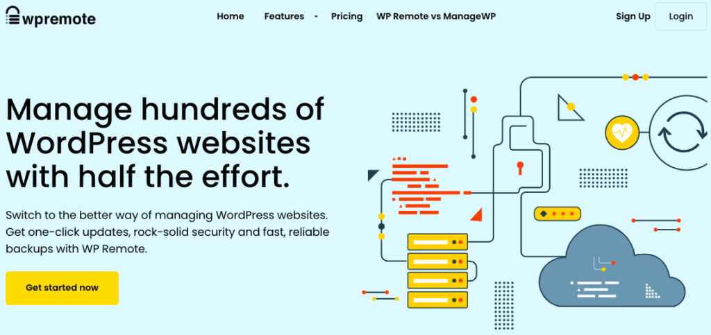 WP Remote homepage