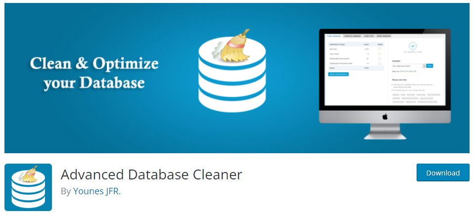 Advanced Database Cleaner.