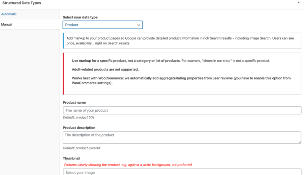 Structured data SEOPress