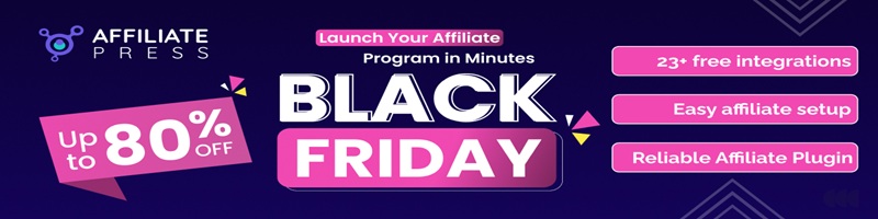 AffiliatePress - Black Friday deals