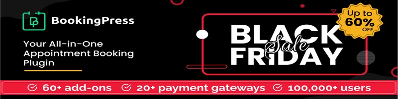 BookingPress black friday