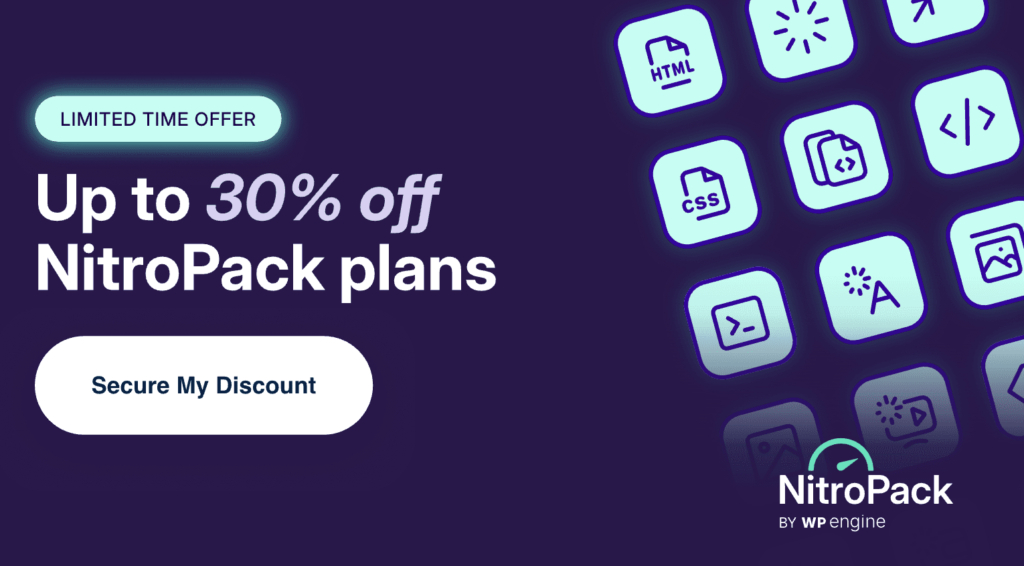 NitroPack Black Friday