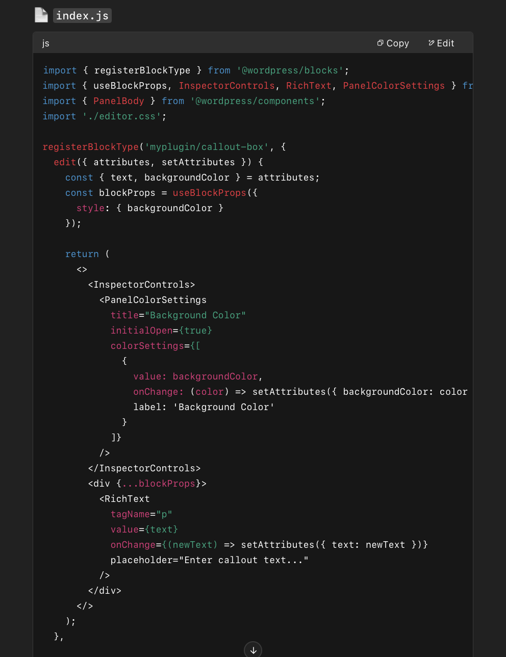 Output of AI Prompts for WordPress Developers