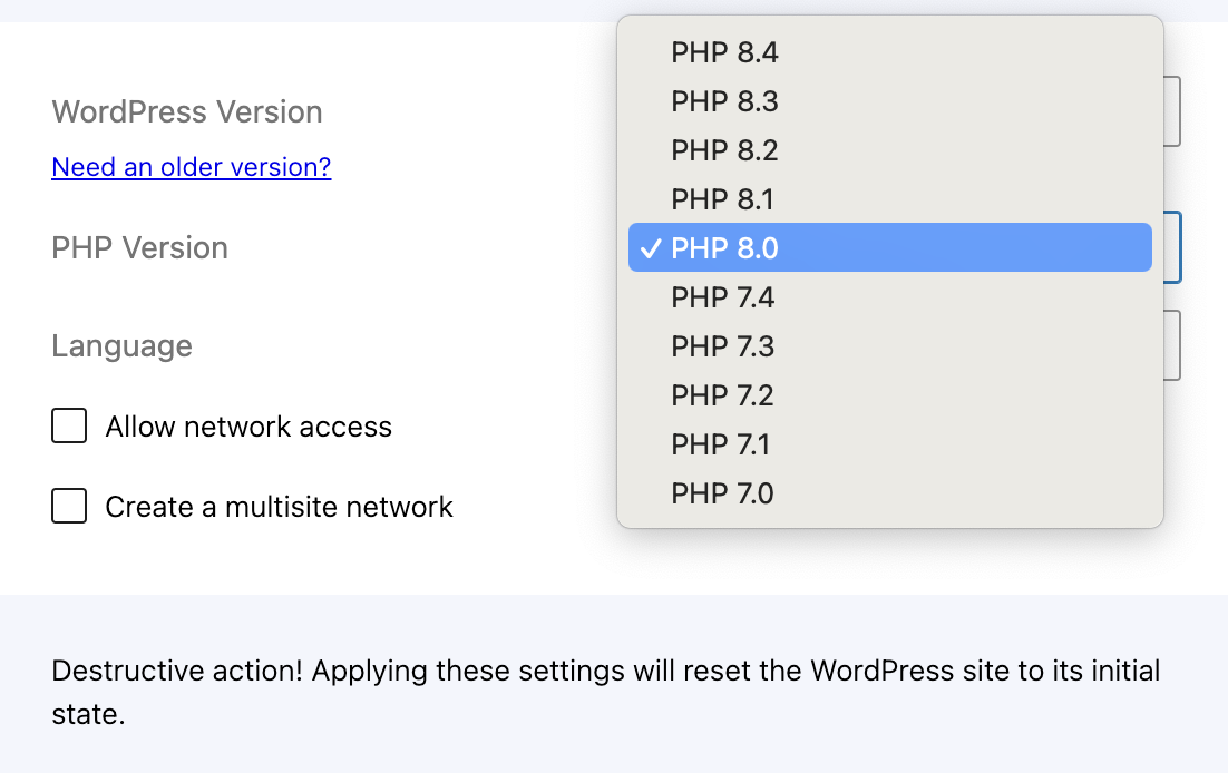 How to Add PHP in WordPress: Check the PHP Version