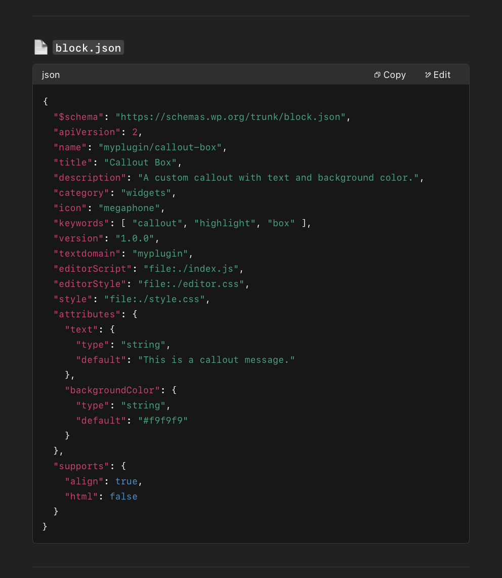 Output of AI Prompts for WordPress Developers