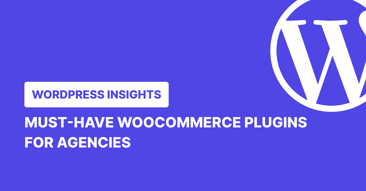 WooCommerce plugins