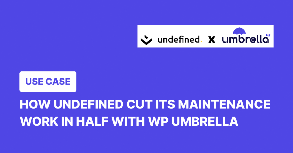 Undefined case study