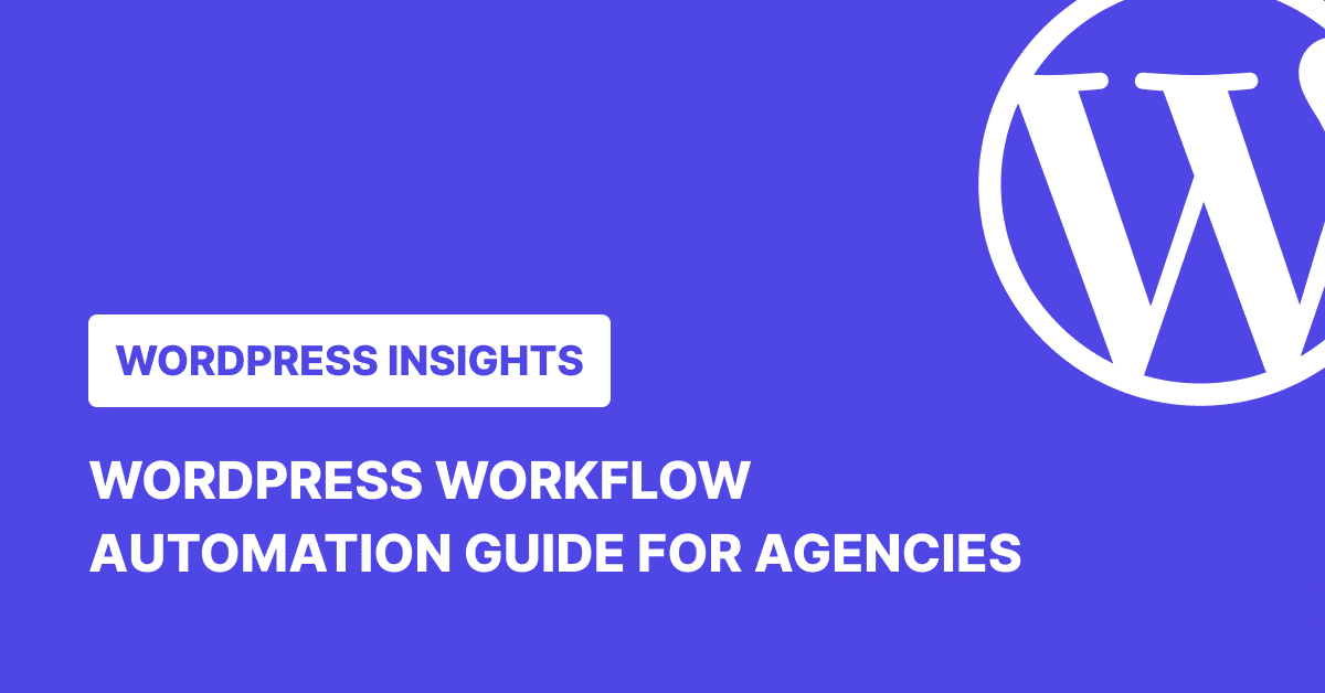WordPress Workflow Automation