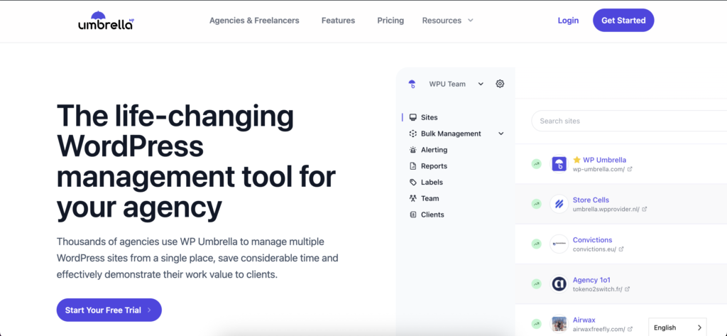 WordPress tool you need: WP Umbrella.