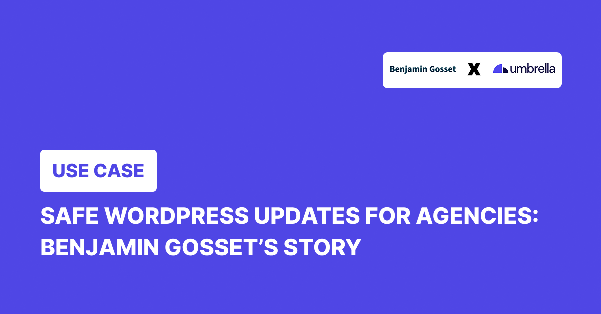 Benjamin Gosset use case