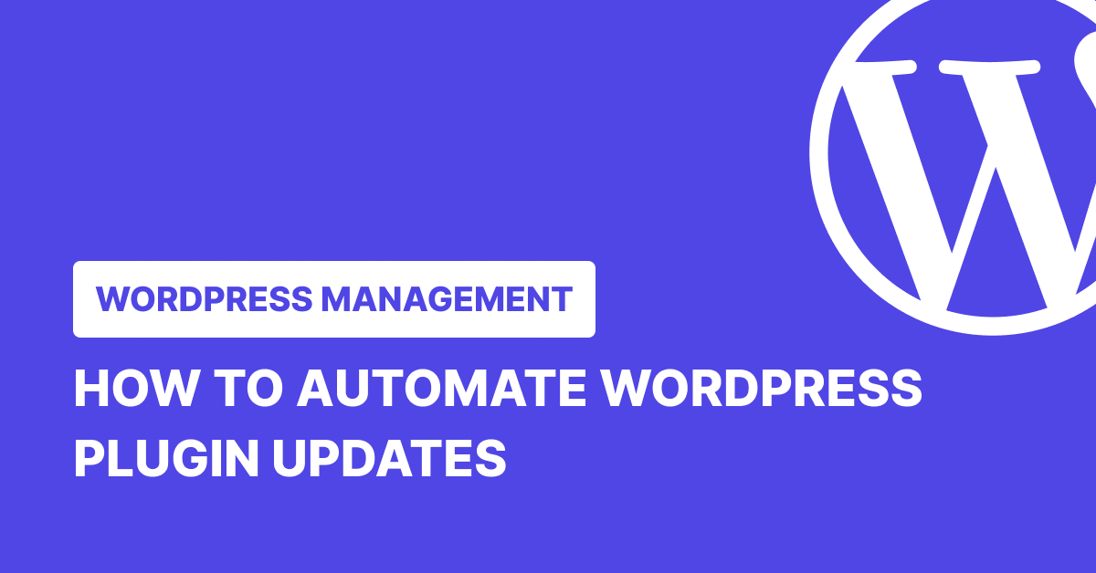 Automatiser les mises à jour des plugins WordPress